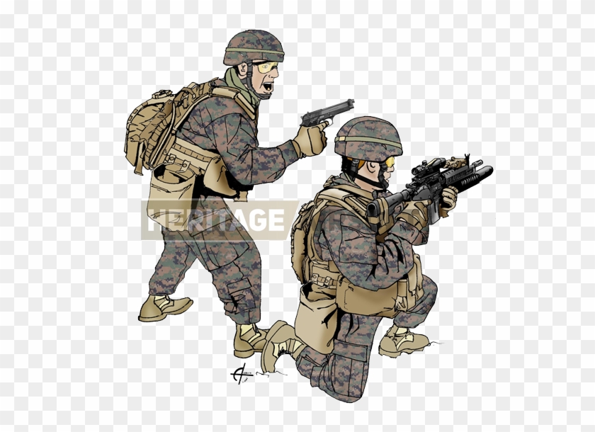 Airsoft Loadout - Sci Fi Us Marines Clipart