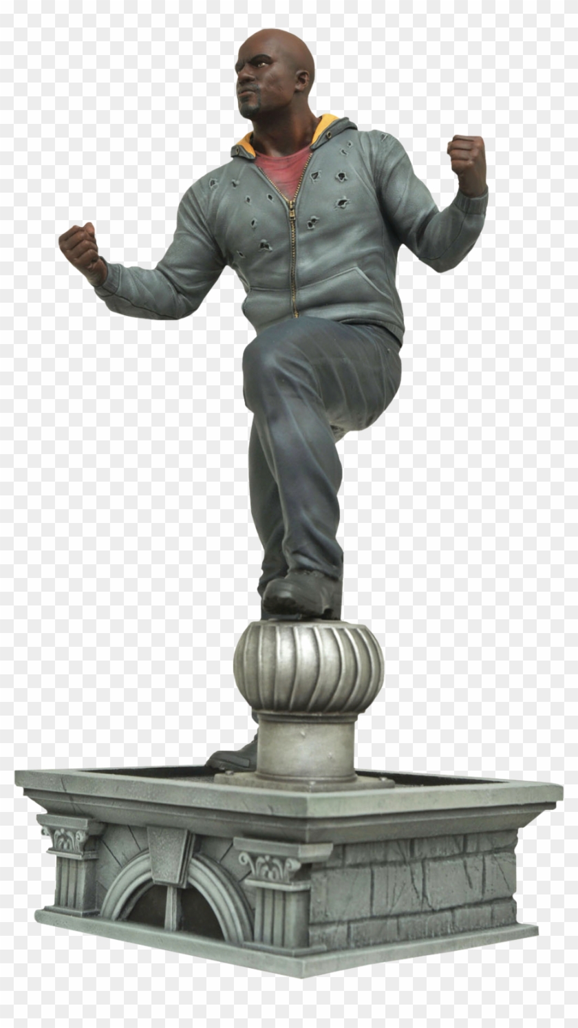 Luke Cage 10” Diorama Statue Clipart #779882