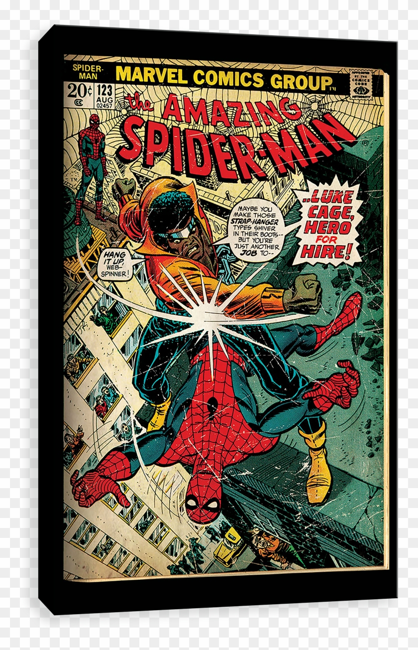 Luke Cage Spider Man - Spider Man 123 Clipart