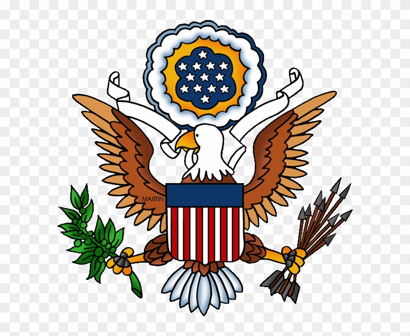 Free United States Clip Art By Phillip Martin, Great - American Government Clip Art - Png Download