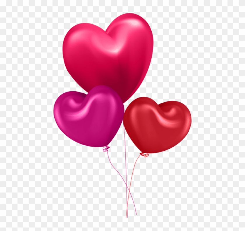 Free Png Download Balloon Hearts Transparent Png Images - Transparent Background Heart Balloon Png Clipart