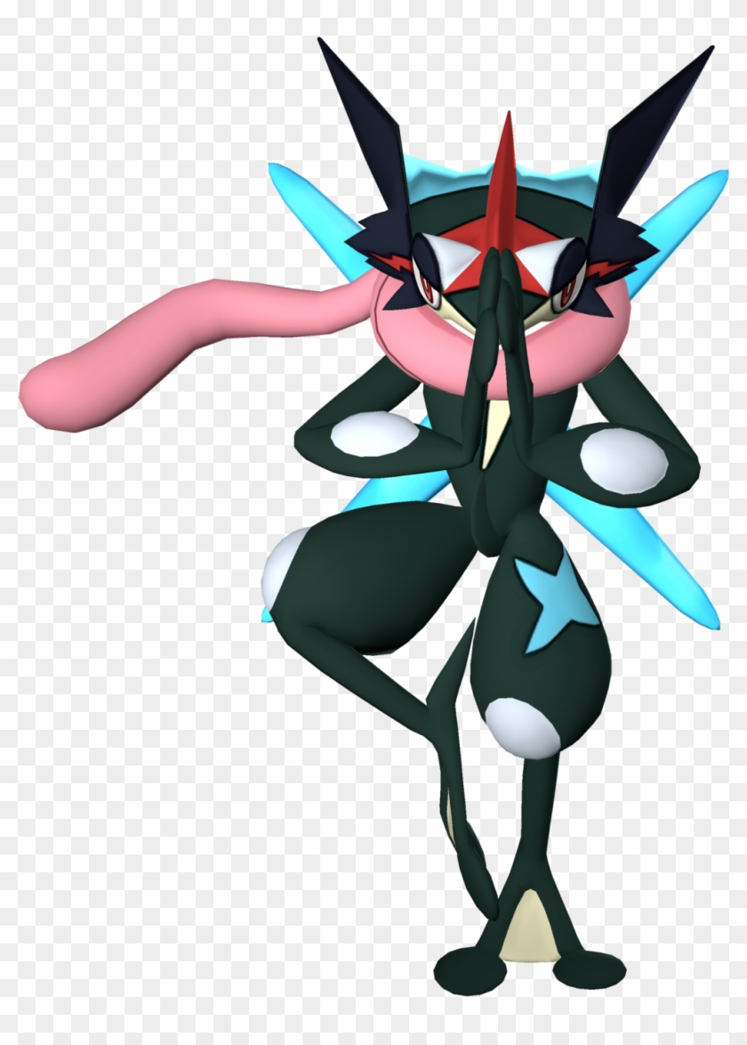 Greninja Shiny Png - Greninja Ash Shiny Png Clipart #780305