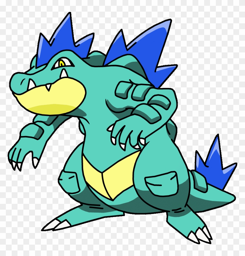 160 Feraligatr Os Shiny - Pokemon Feraligatr Shiny Clipart #780481