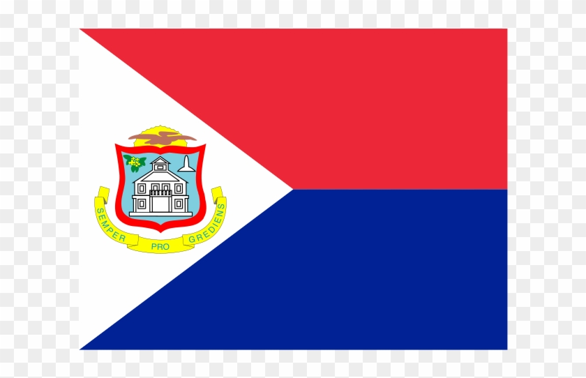 Flag Of Saint Martin Logo Png Transparent - Flag Clipart #780598