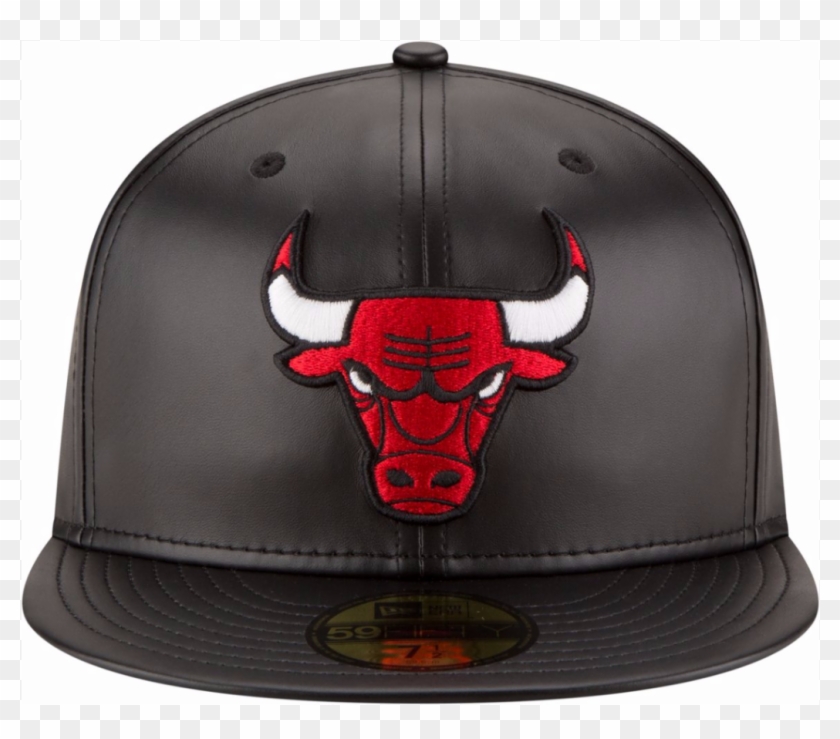 1 Of 5 New Era 5950 Chicago Bulls Leather Black Red - Baseball Cap Clipart #781168