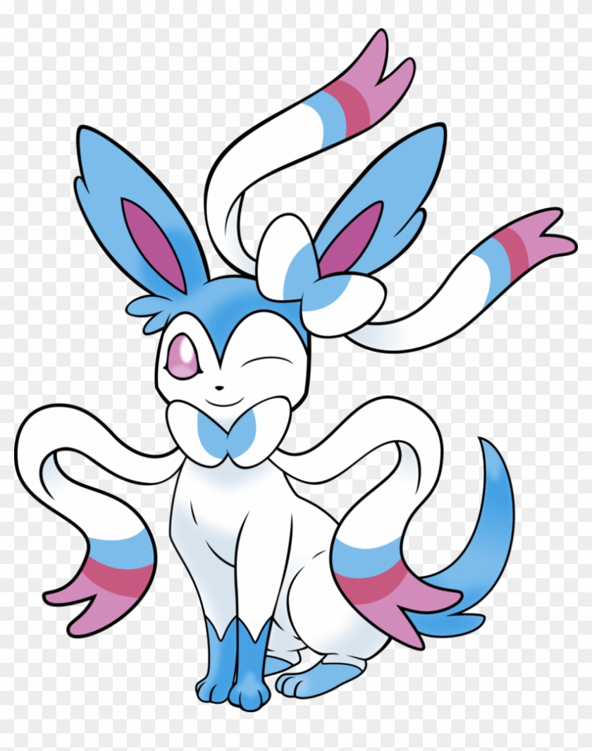 Sylveon Shiny Png - Pokemon Sylveon Shiny Clipart