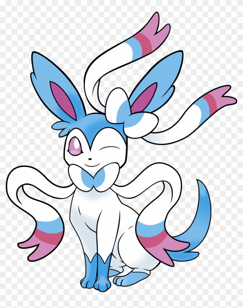 Sylveon Shiny Png - Pokemon Sylveon Shiny Clipart #781256