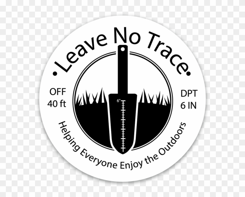 Leave No Trace Sticker - Icon Clipart
