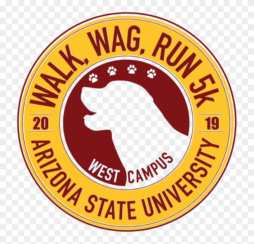 Asu Walk, Wag And Run 5k - Uerj Ffp Clipart
