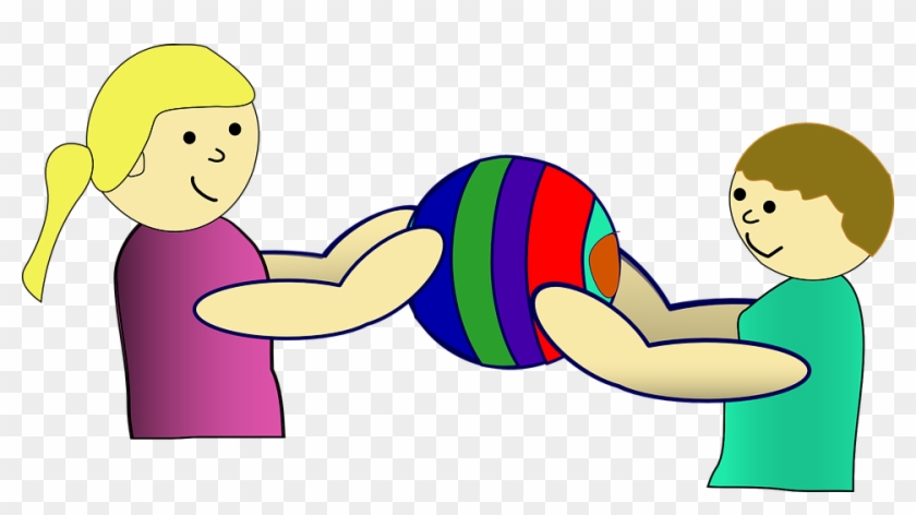 Children Sharing Clip Art - Png Download #782676