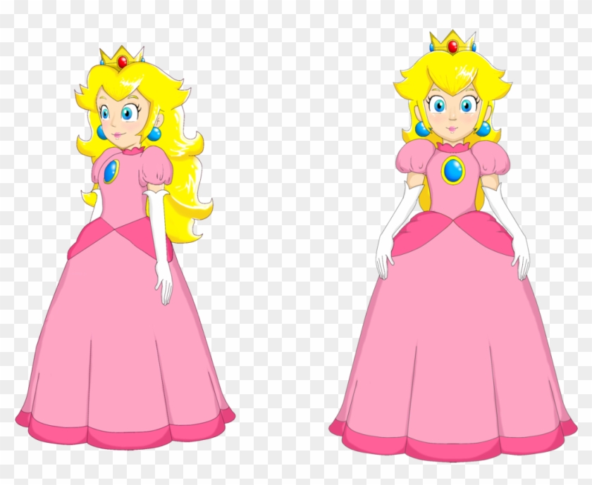 Princess Peach Clipart Animated - Princess Peach Dress Cartoon - Png Download
