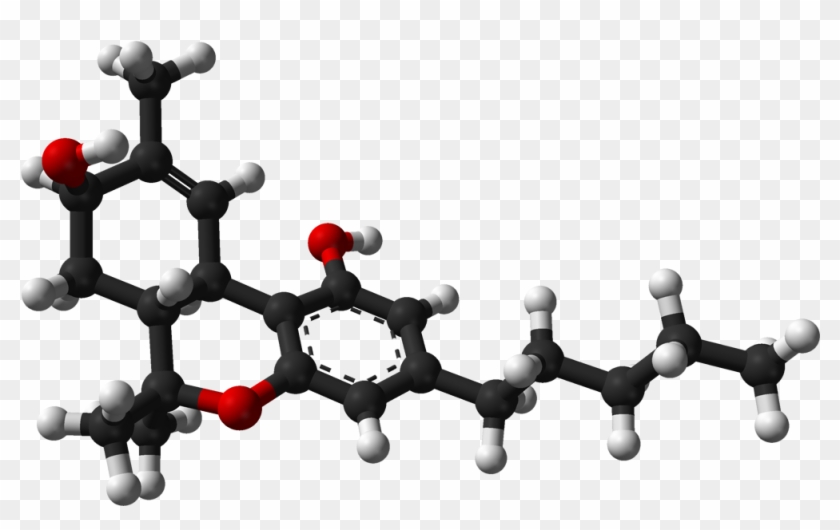 Thc Molecule 3d - Molecule Clipart