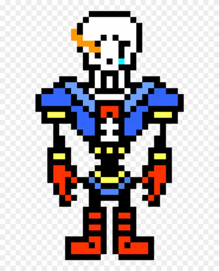 Face Wave Emoji - Undertale Disbelief Papyrus Sprite Clipart #783496