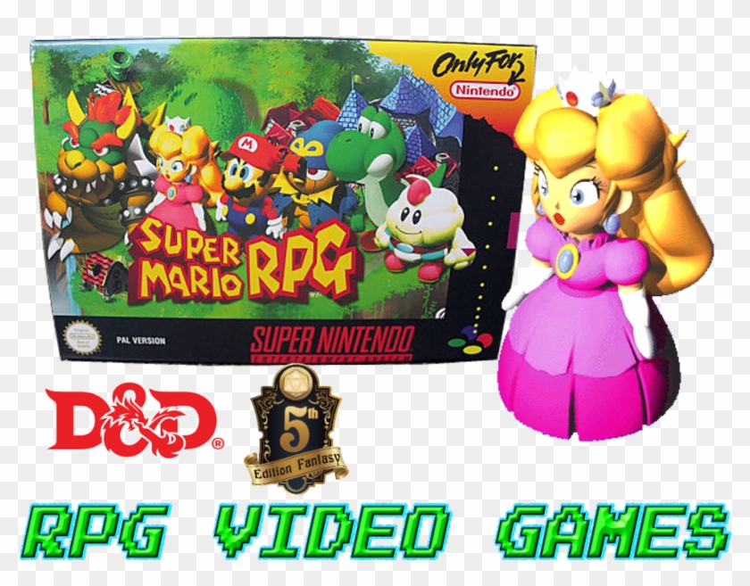 Mario Rpg Dnd 5e Princess Toadstool Princess Peach - Super Mario Rpg Clipart