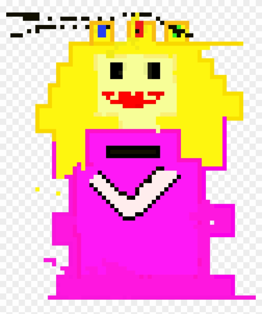 Princess Peach Pixle Art Clipart #783713