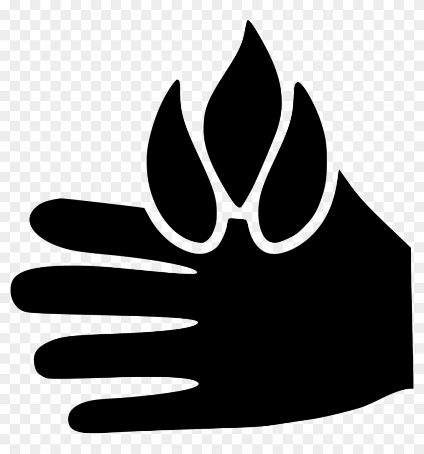 Png File Svg - Burn On Hand Icon Clipart #783798