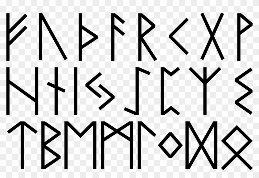 Runic Letters - Runic Alphabet Pmmm Clipart #783916