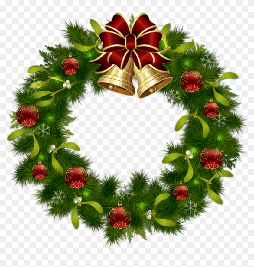 Free Png Transparent Christmas Pinecone Wreath With - Transparent Christmas Wreath Vector Clipart