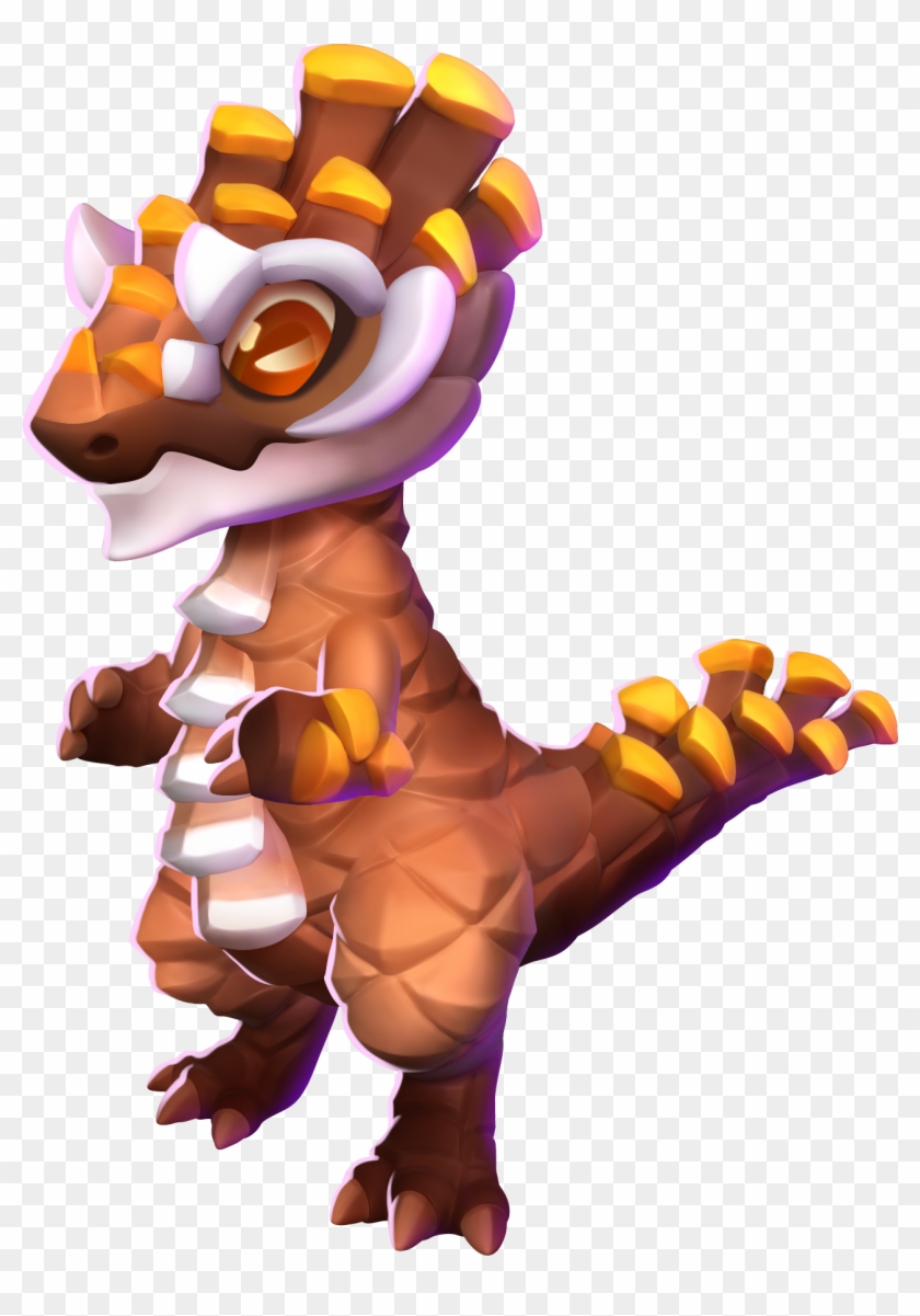 Pine Cone Dragon - Cartoon Clipart