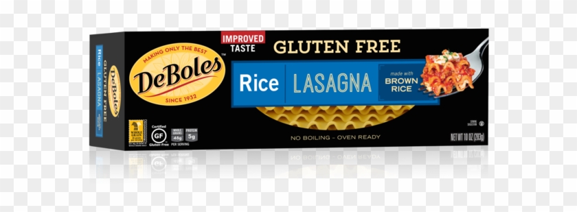 Classic Lasagna - Deboles Gluten Free Lasagna Noodles Clipart #784766