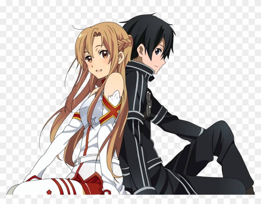 Top 5 Anime Couples - Kirito Asuna Clipart