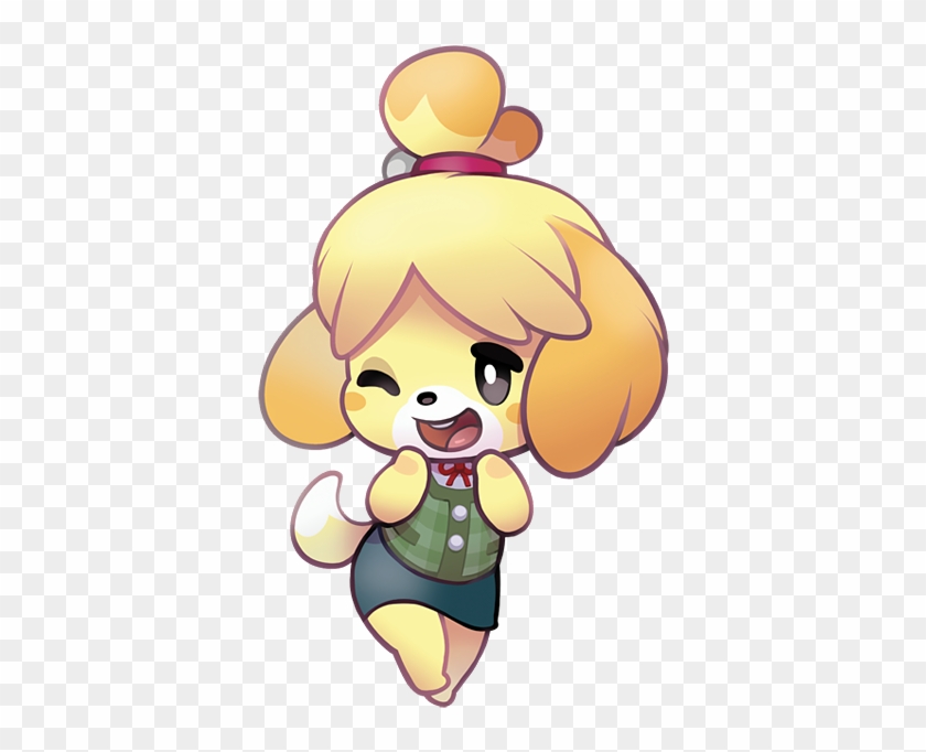 Isabelle From Animal Crossing 💛 Stickers And More - Animal Crossing Isabelle Fan Art Clipart