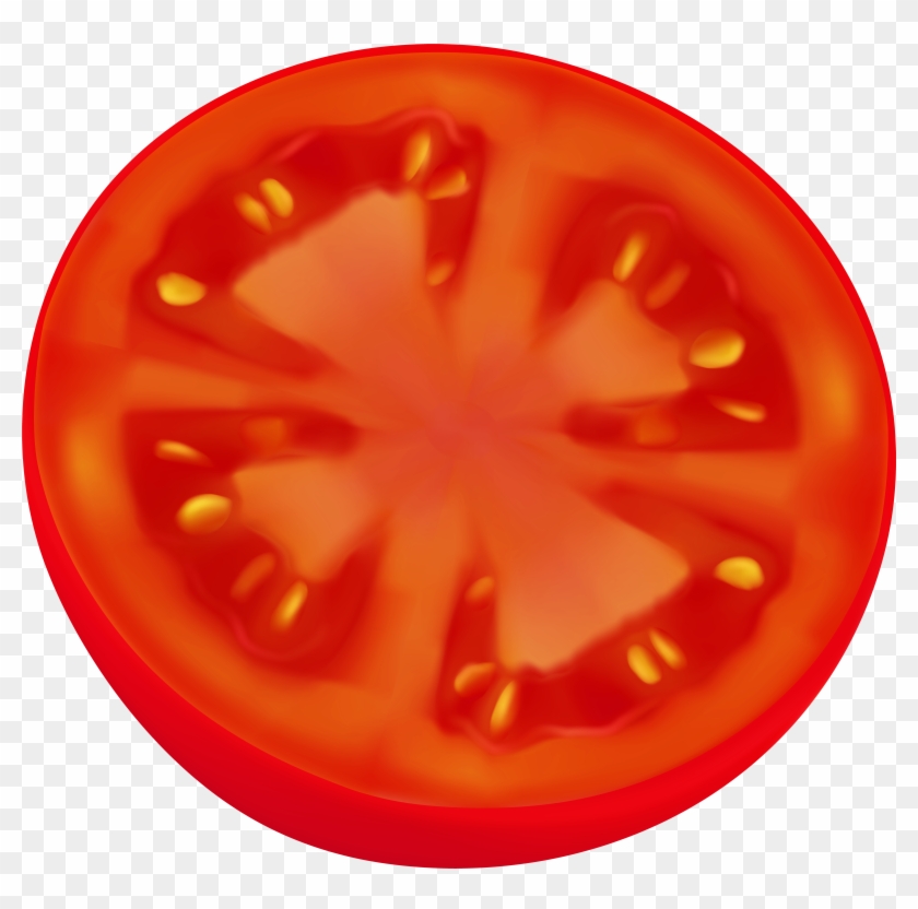 Circle Sliced Tomato Png Clip Art Image Transparent Png #785593