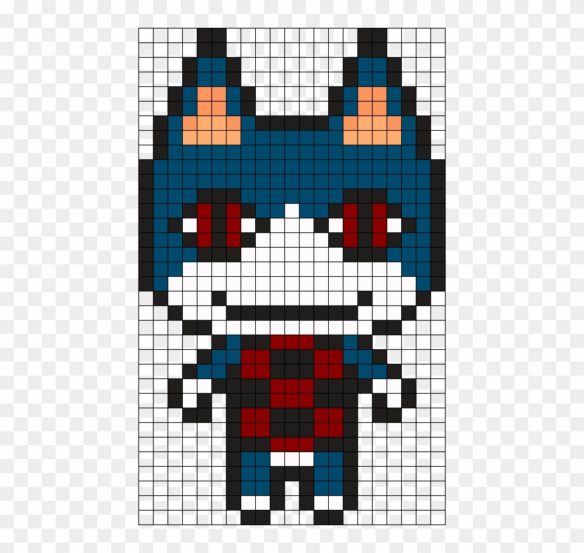 Animal Crossing Rover Perler Bead Pattern / Bead Sprite - Rover Animal Crossing Pixel Clipart #786094