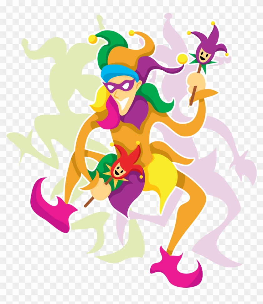 Mardi Gras Jester - Mardi Gras Jester Clipart - Png Download