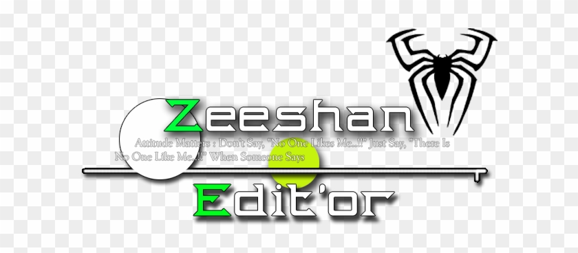 Zeeshan Png Logo Designer - Spiderman Stencil Clipart #786320