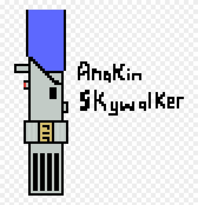 Anakin Skywalker's Lightsaber Clipart #786840
