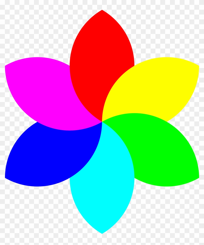 This Free Icons Png Design Of 6 Color Football Flower Clipart