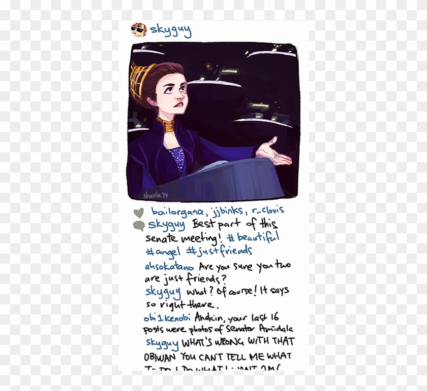 Star Wars My Art Obi-wan Kenobi Anakin Skywalker Darth - Star Wars Characters Instagram Clipart