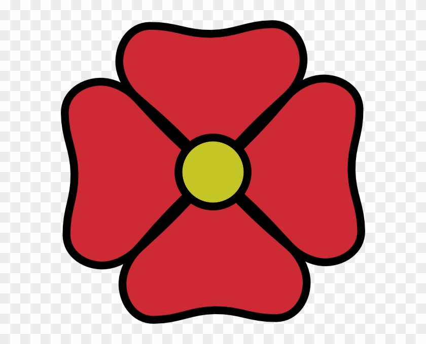 Red Flower Clip Art - Red Poppy Clip Art - Png Download