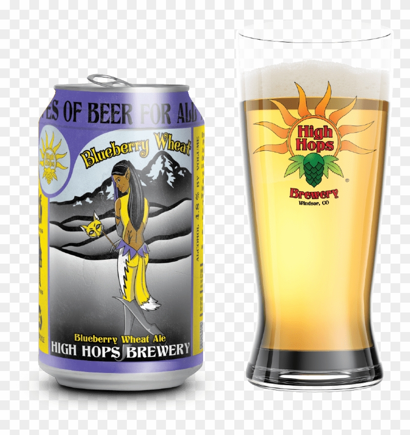 Blueberry Wheat - Cold One Beer Clipart