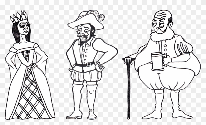#shakespearespeaks - Shakespeare Characters Templates Clipart