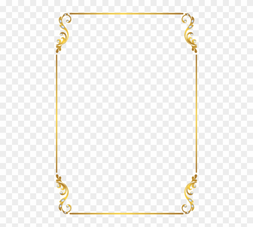 Free Png Download Border Frame Gold Clipart Png Photo - Gold Border Frame Png Transparent Png