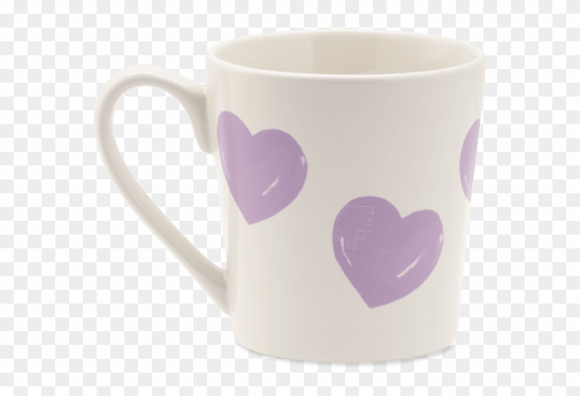 Heart Watercolor Everyday Mug - Coffee Cup Clipart #787499