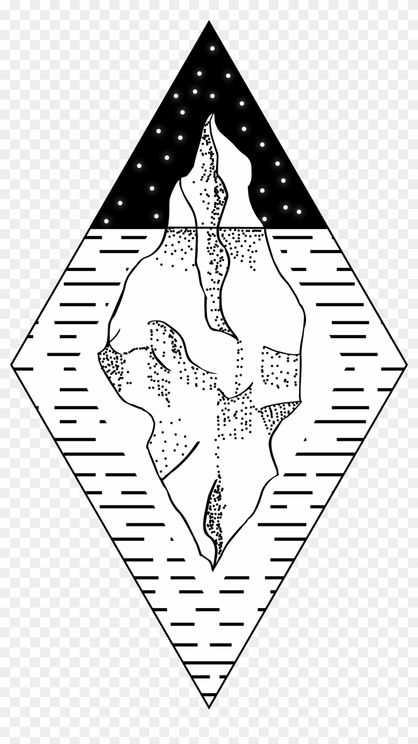 Illustrationiceberg - Line Art Clipart #787614