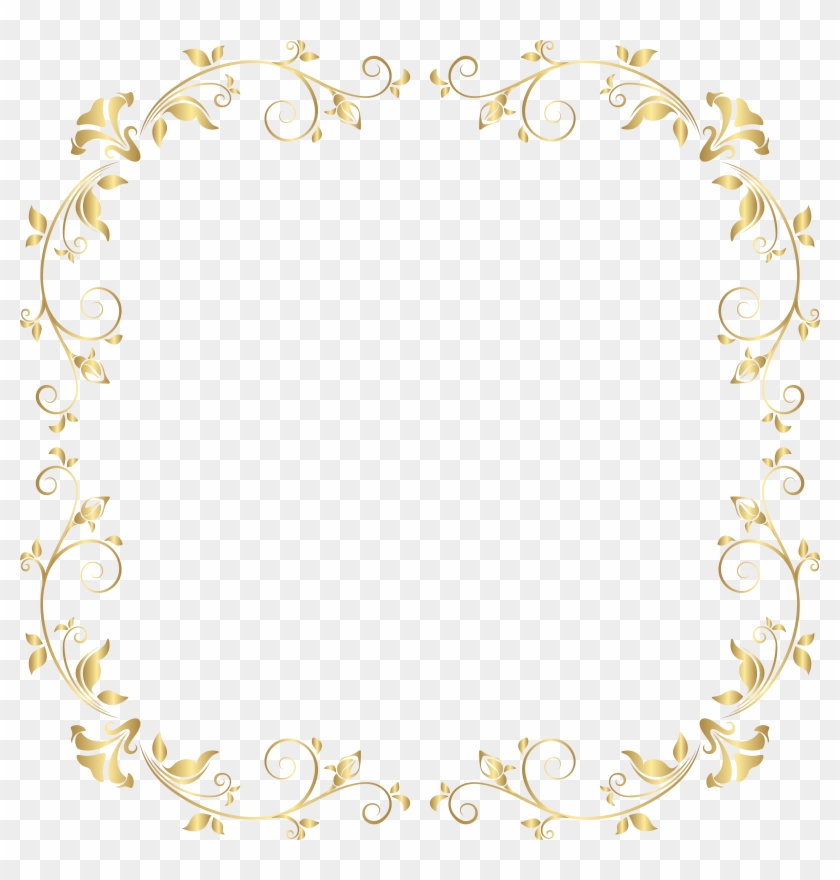 Gold Frame Border Png Clipart