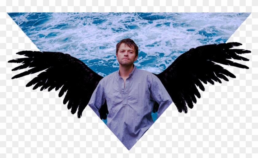 Castiel Png Headers - Fallen Angel Wings Png Clipart #788186