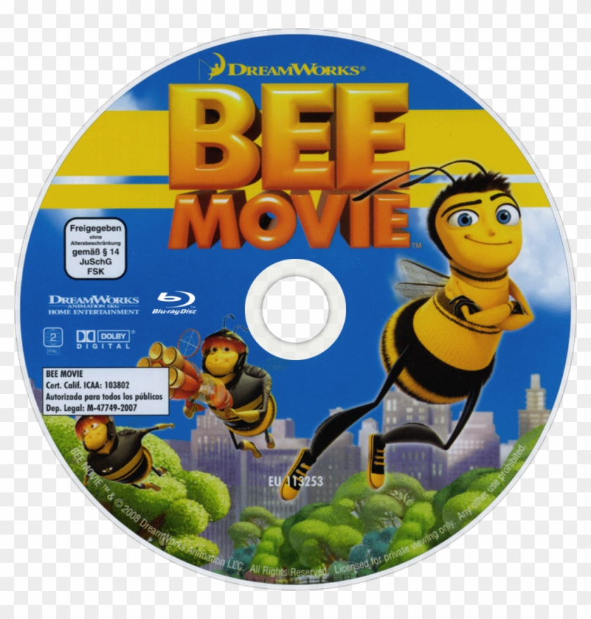 Bee Movie Bluray Disc Image - Bee Movie Dvd Clipart #788219