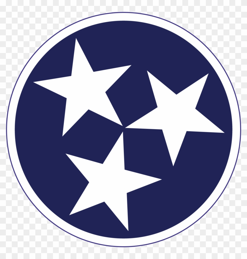 Tn 3 Stars - Flag Of East Tennessee Clipart