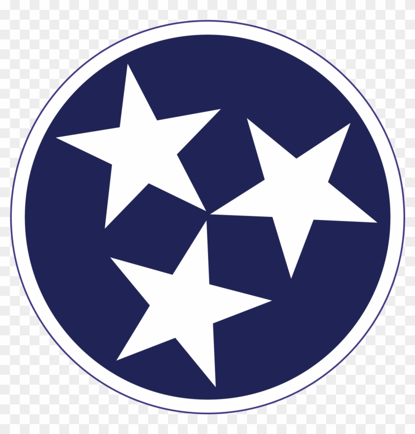Tn 3 Stars - Flag Of East Tennessee Clipart #788253