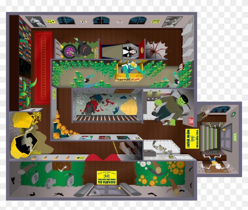 While Frightening Patrons Is The Goal Of Any Worthwhile - Cartoon Clipart