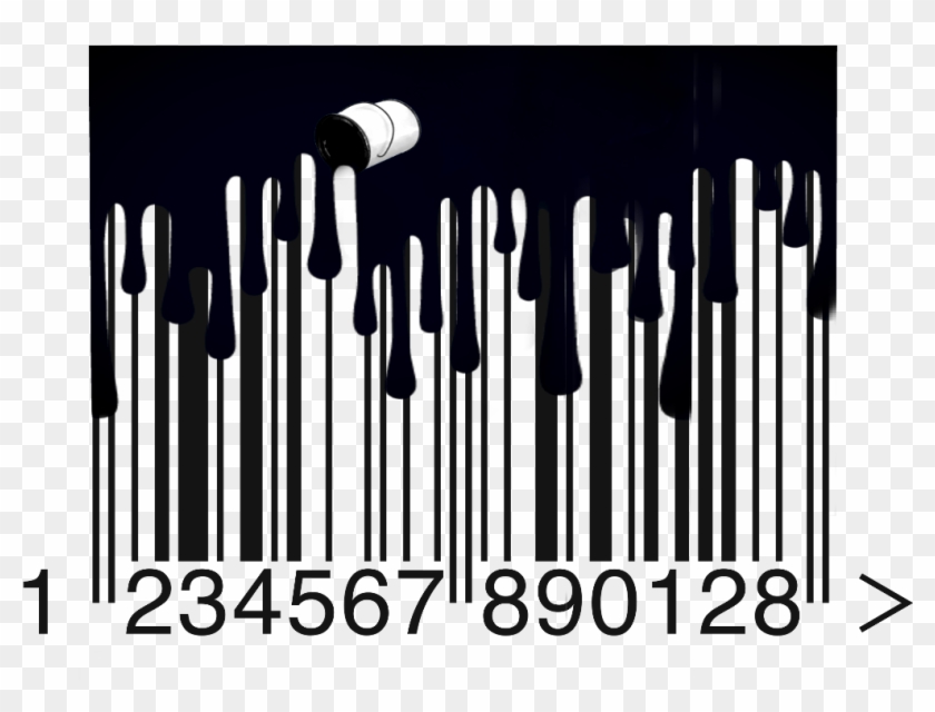 Dripping Image - Barcode Clipart