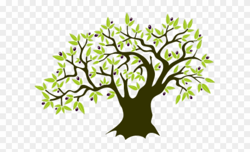 Olive Tree Clipart - Free Olive Tree Clip Art - Png Download