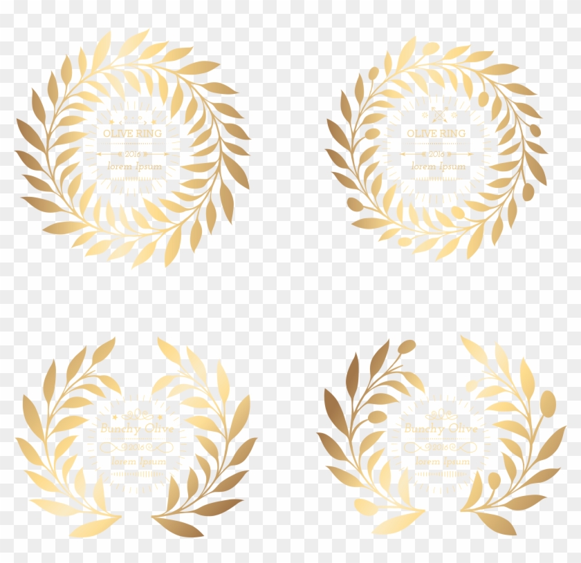 Wheat Clipart Olive Branch - Clip Art - Png Download