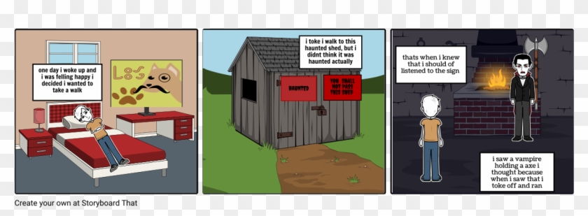 Haunted House - Cartoon Clipart