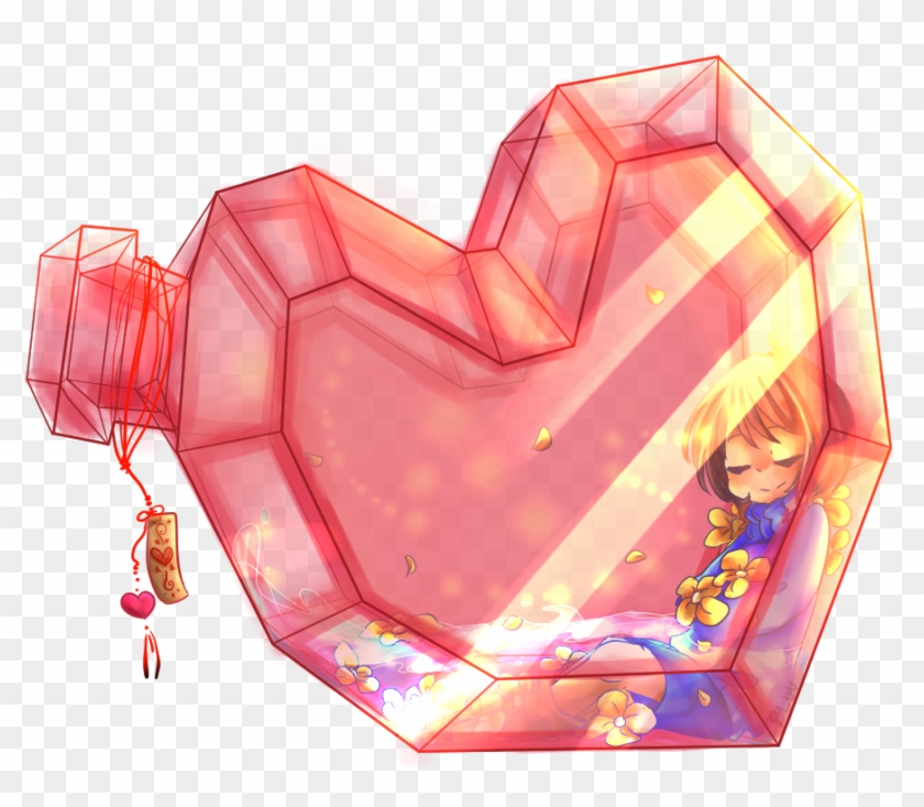 pic Undertale Red Soul Sprite undertale bottle clipart